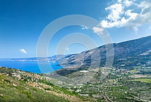 Coast of Kefalonia island