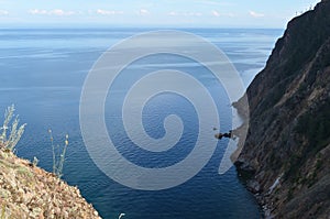 Coast of Lake Baikal from the height