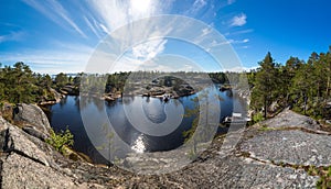 The coast of Lake Ladoga