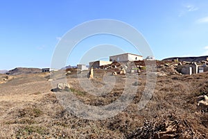 the coast landscape and beach La Pared, Fuerteventura, Canary Islands, Spain photo