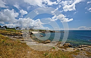 Coast landscape ,Brittany