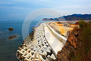 The coast landscape dalian