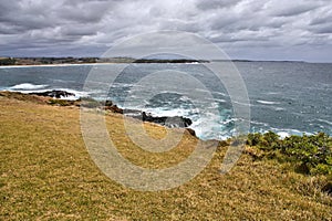 Coast landscape in Kiama, Australia