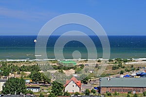 Coast line at the Baltic sea