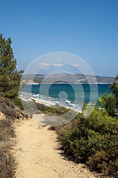 Coast line on Thassos