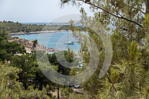 Coast line on Thassos