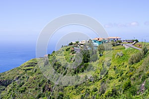 Coast of Madeira island, Ponta do Pargo, Portugal photo