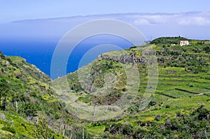 Coast of Madeira island, Ponta do Pargo, Portugal