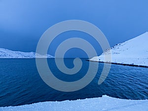 Coast on Mageroya, Troms og Finnmark, Norway