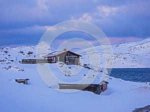 Coast on Mageroya, Troms og Finnmark, Norway