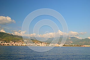 Coast of the Mediterranean sea. Turkey