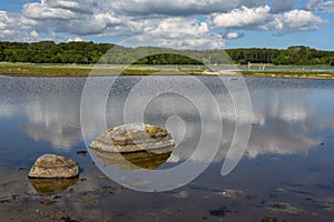 The coast at Mols Bjerge National Park on Djursland, Denmark