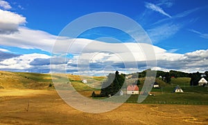 The coast of Montenegro. Summer landscape.