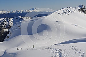 Coast Mountains in winter