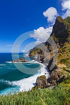 Coast near Boaventura - Madeira Portugal photo