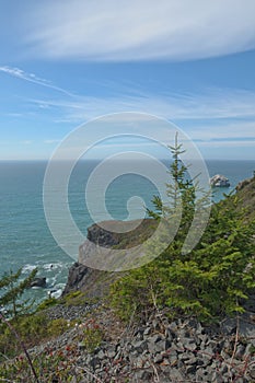 Coast near flint ridge, Redwoods State Park, CA