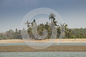 Coast near Ngwe Saung, Myanmar photo