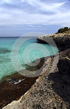 coast of pinta reina, majorca