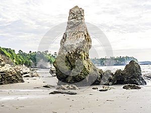 Coast at playa de sua in atacamas, photo