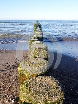 Coast protection at the baltic sea