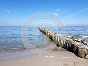 Coast protection at the baltic sea