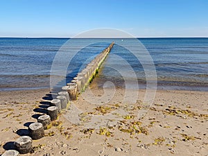 Coast protection at the baltic sea