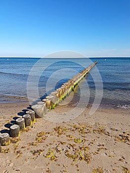 Coast protection at the baltic sea