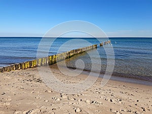 Coast protection at the baltic sea photo