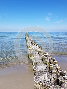 Coast protection at the baltic sea photo