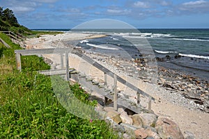 The coast at Regeleje in Denmark
