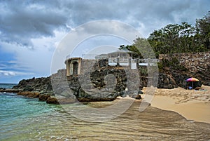 Coast in Saint Maarten Island