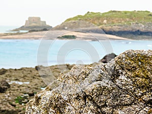 The coast Saint Malo and Fort National