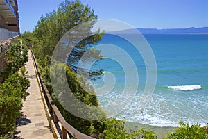 Coast in Salou, Costa Daurada, Spain