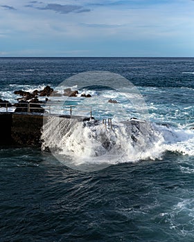 Coast of San Telmo in the town of Puerto de la Cruz, in the north of Tenerife, Canary Islands