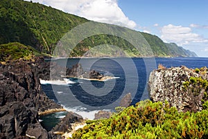 Coast on Sao Jorge island photo