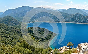 Coast of Selimiye bay on Bozburun peninsula near Marmaris resort