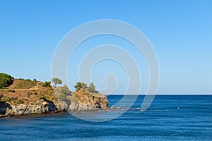 Coast at the south of France