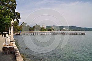 Coast of Sukhumi, capital of separatist state Abkhazia