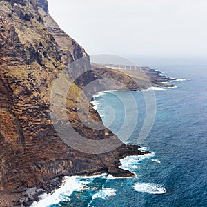 Coast of Tenerife near Punto Teno Lighthouse photo