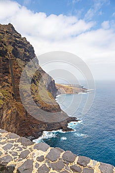 Coast of Tenerife near Punto Teno Lighthouse photo