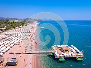 Coast of the Turkish Riviera with amazing beach, Tekirova