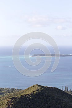 The coast view from ile des pins