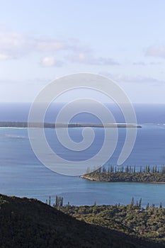 The coast view from ile des pins