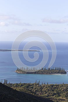 The coast view from ile des pins