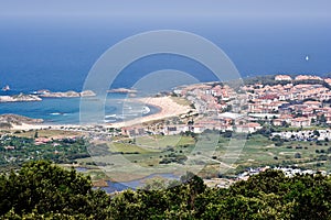 Coast village: Isla, Cantabria, Spain photo