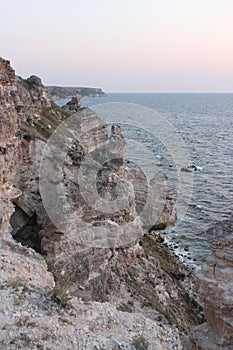 Coast of the Western rocky Crimea, dangerous for ships
