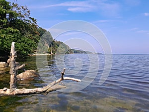 Coastal area of Pucka Bay near Oslonino photo