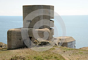 Coastal artillery bunker Guernsey photo