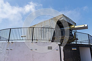 Coastal artillery gun at O`Hara`s Battery Gibraltar