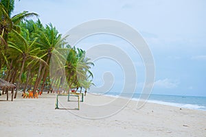 A coastal beach in Lagos